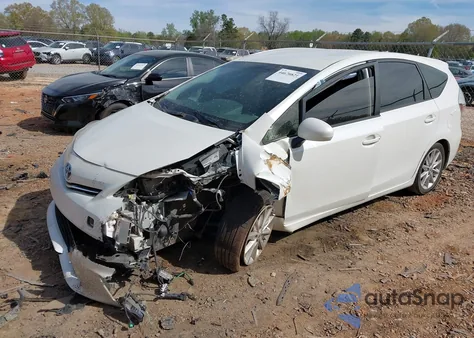2013 Toyota Prius V Five from USA, damaged, VIN JTDZN3EU3D3259432